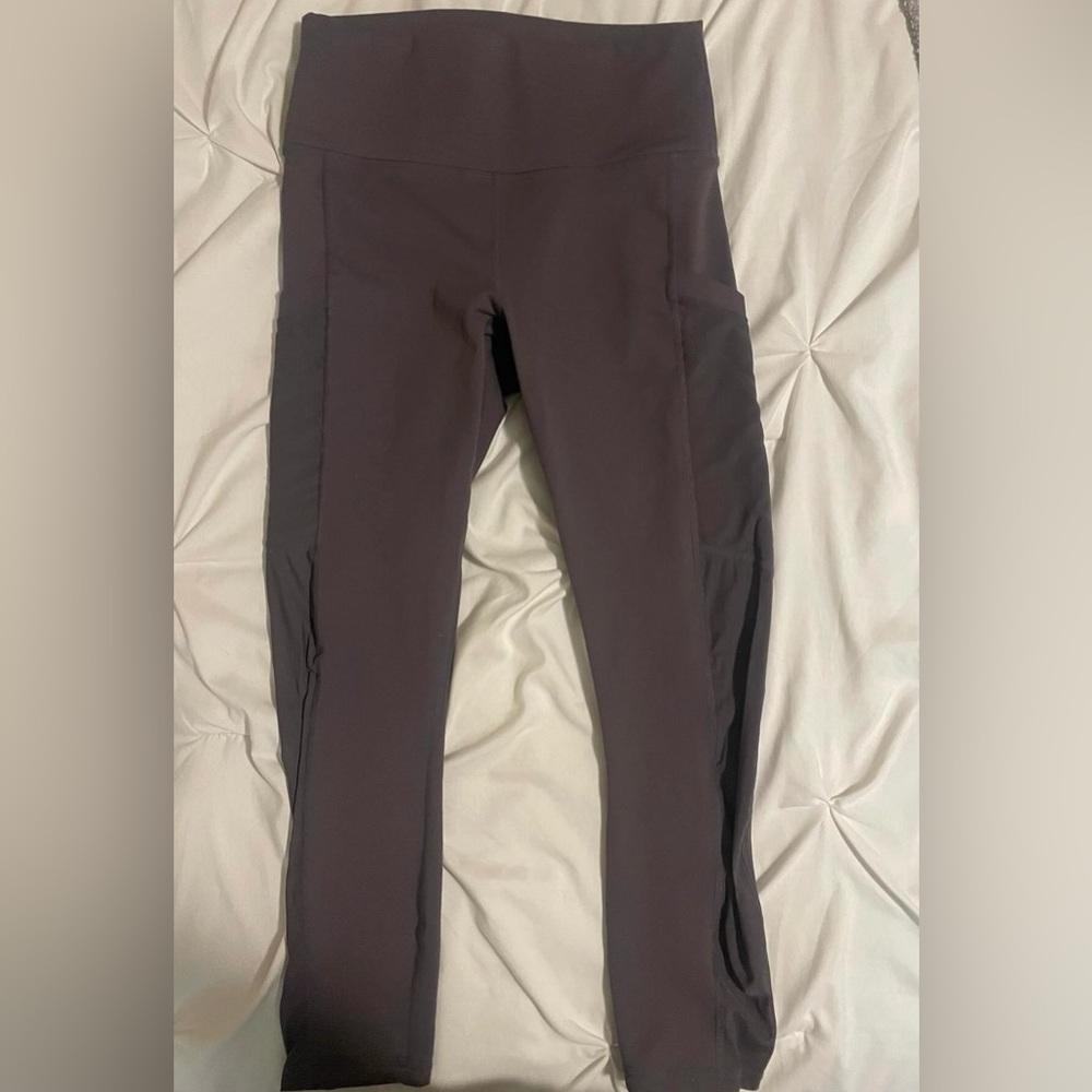 gray fabletics leggings